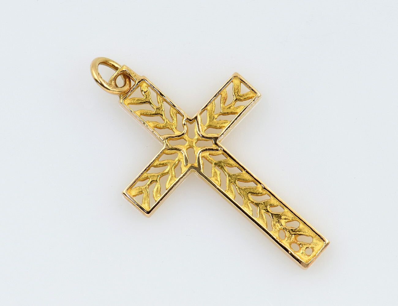Anhänger Kreuz 750/000 18 K Gelbgold