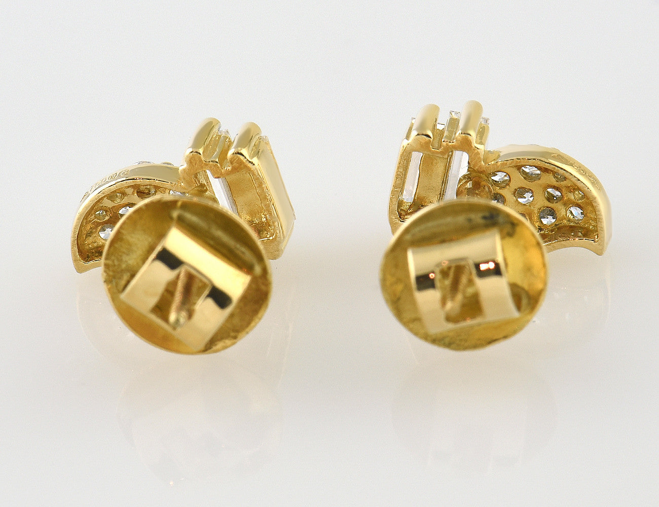 Ohrstecker Zirkonia 750/000 18 K Gelbgold