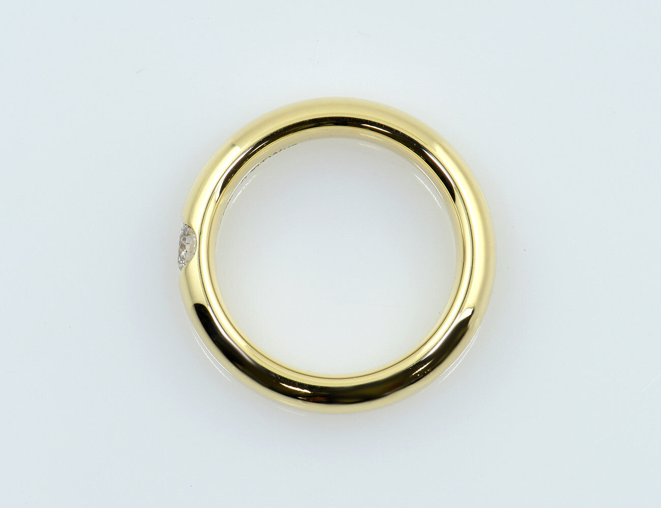 Diamant Solitär Ring 585/000 Gelbgold 14 K Brillant 0,19 ct