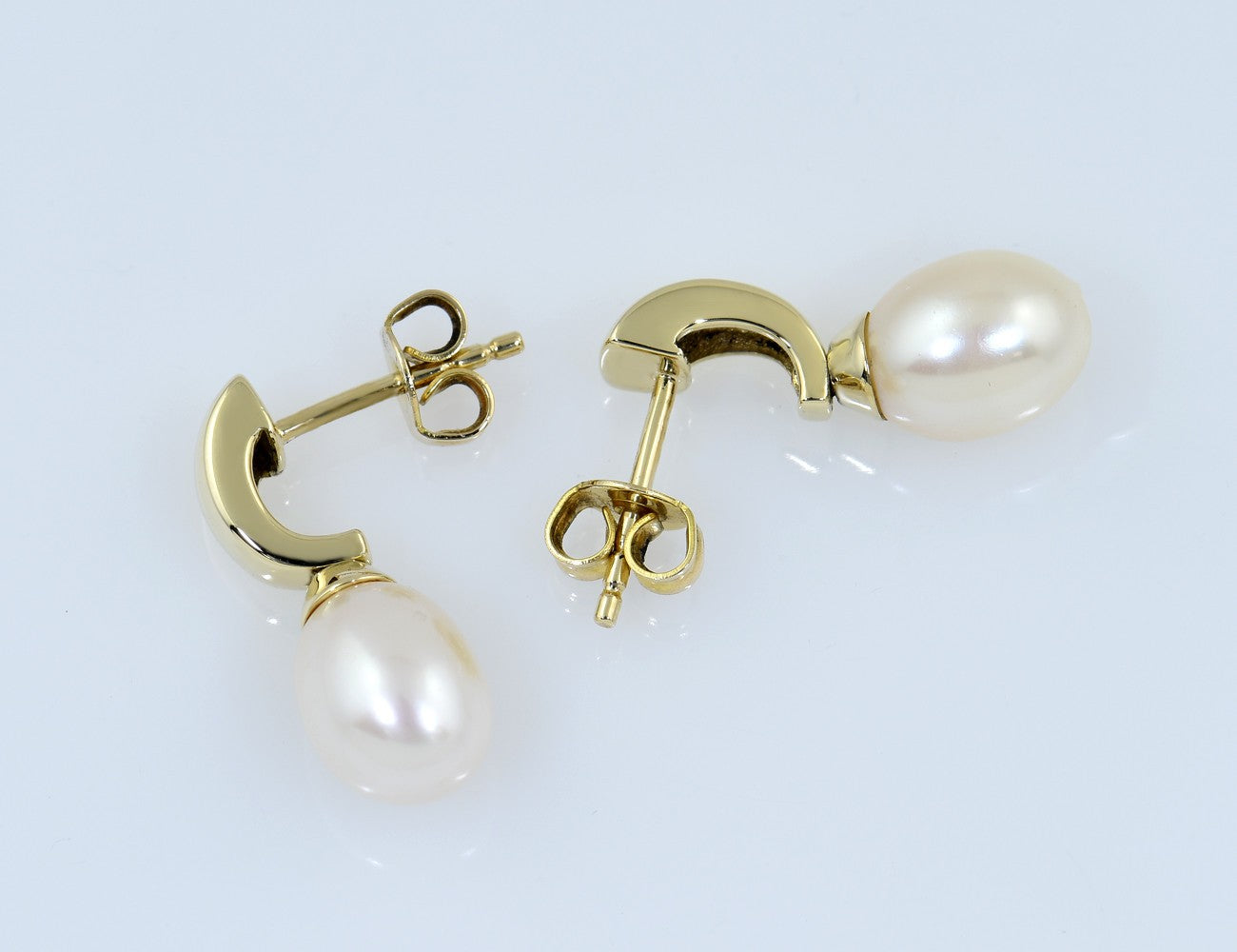 Ohrringe Süßwasser-Perle 585/000 14 K Gelbgold Ohrstecker