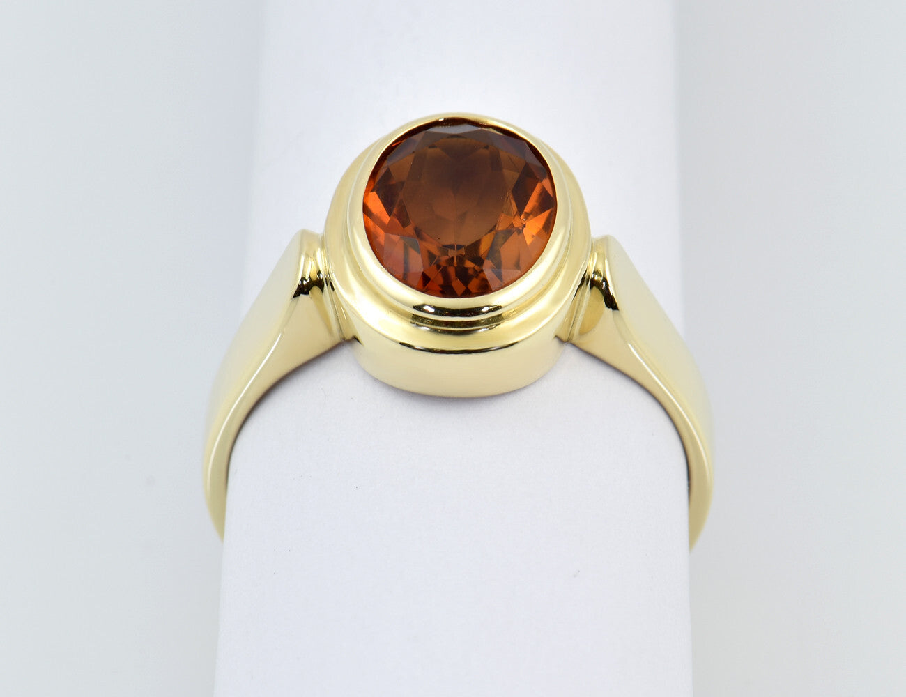 Ring Citrin 585/000 14 K Gelbgold