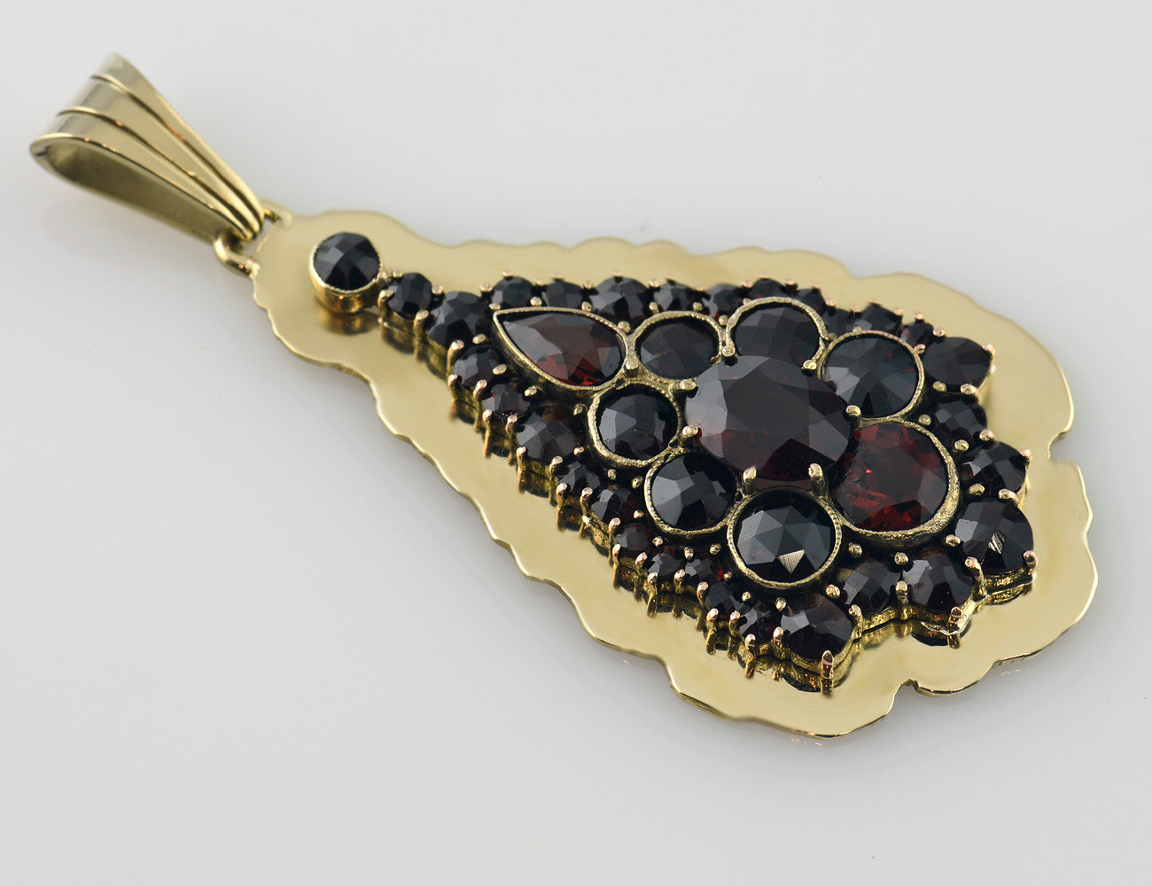 Anhänger Granat 585/000 14 K Gelbgold