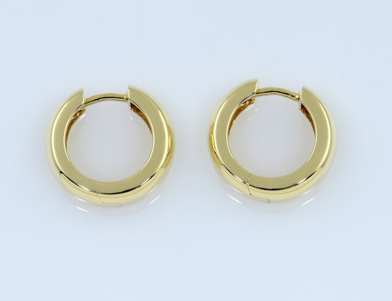 Scharniercreolen 585/000 14 K Gelbgold Ohrring