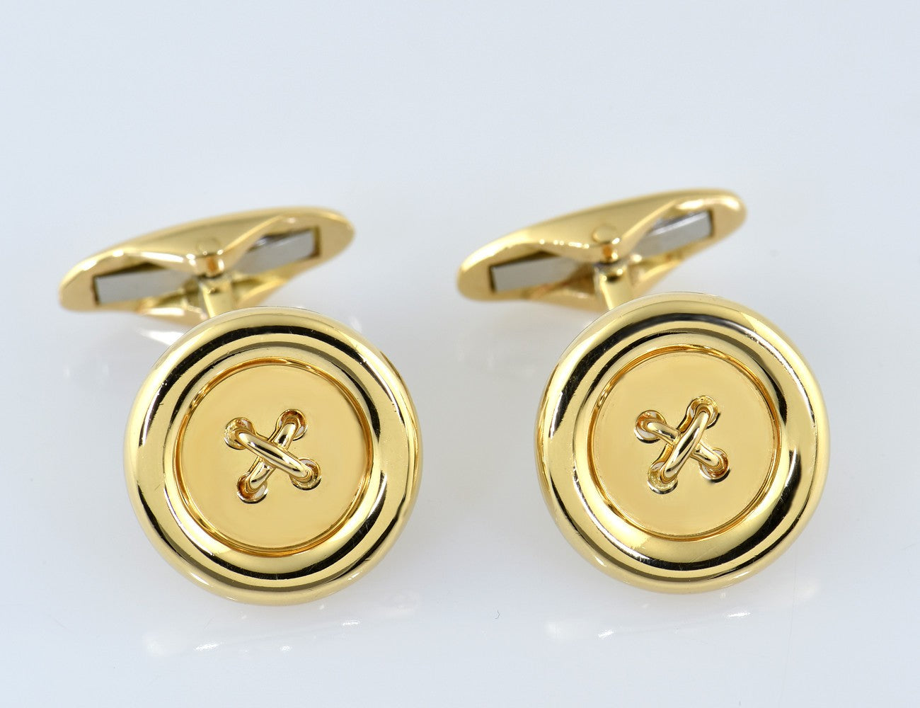Wempe Manschettenknöpfe 750/000 18 K Gelbgold