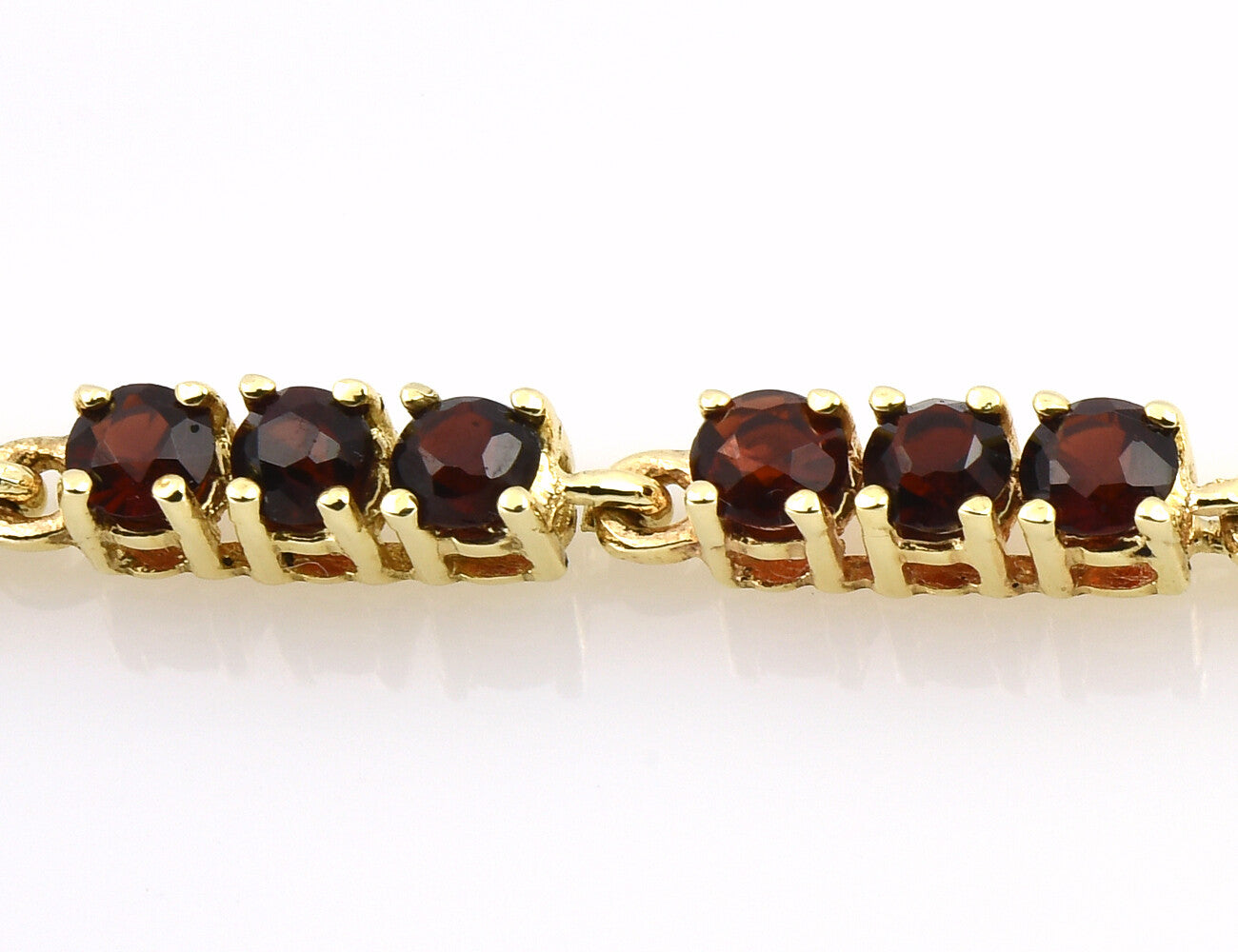 Granat Armband 19 cm 333 8 K Gelbgold