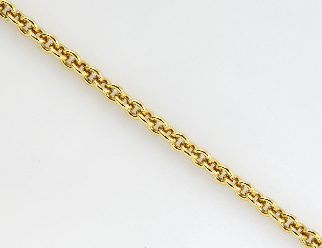Ankerkette 750/000 18 K Gelbgold, 50 cm lang