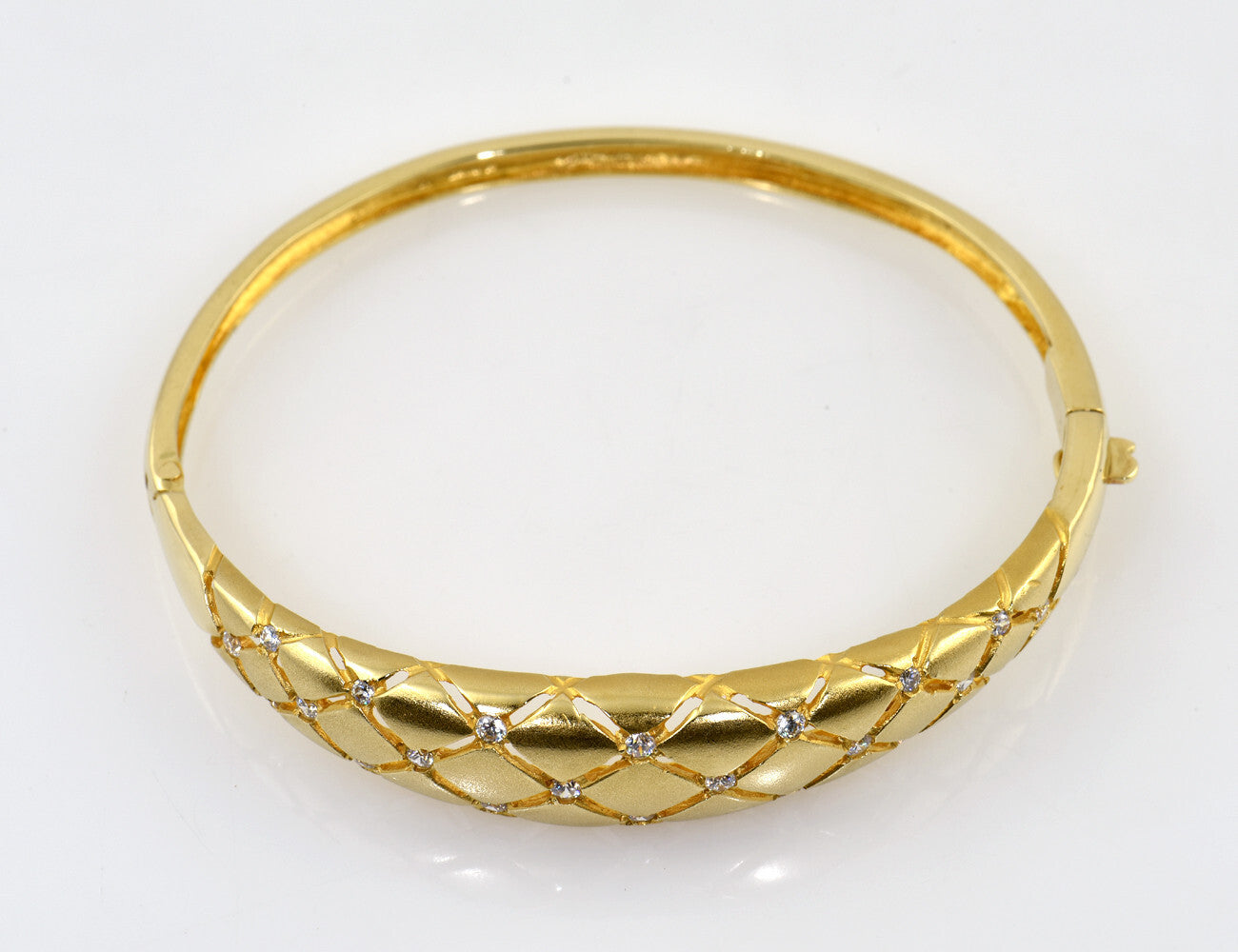 Armreif 585/000 14 K Gelbgold Zirkonia