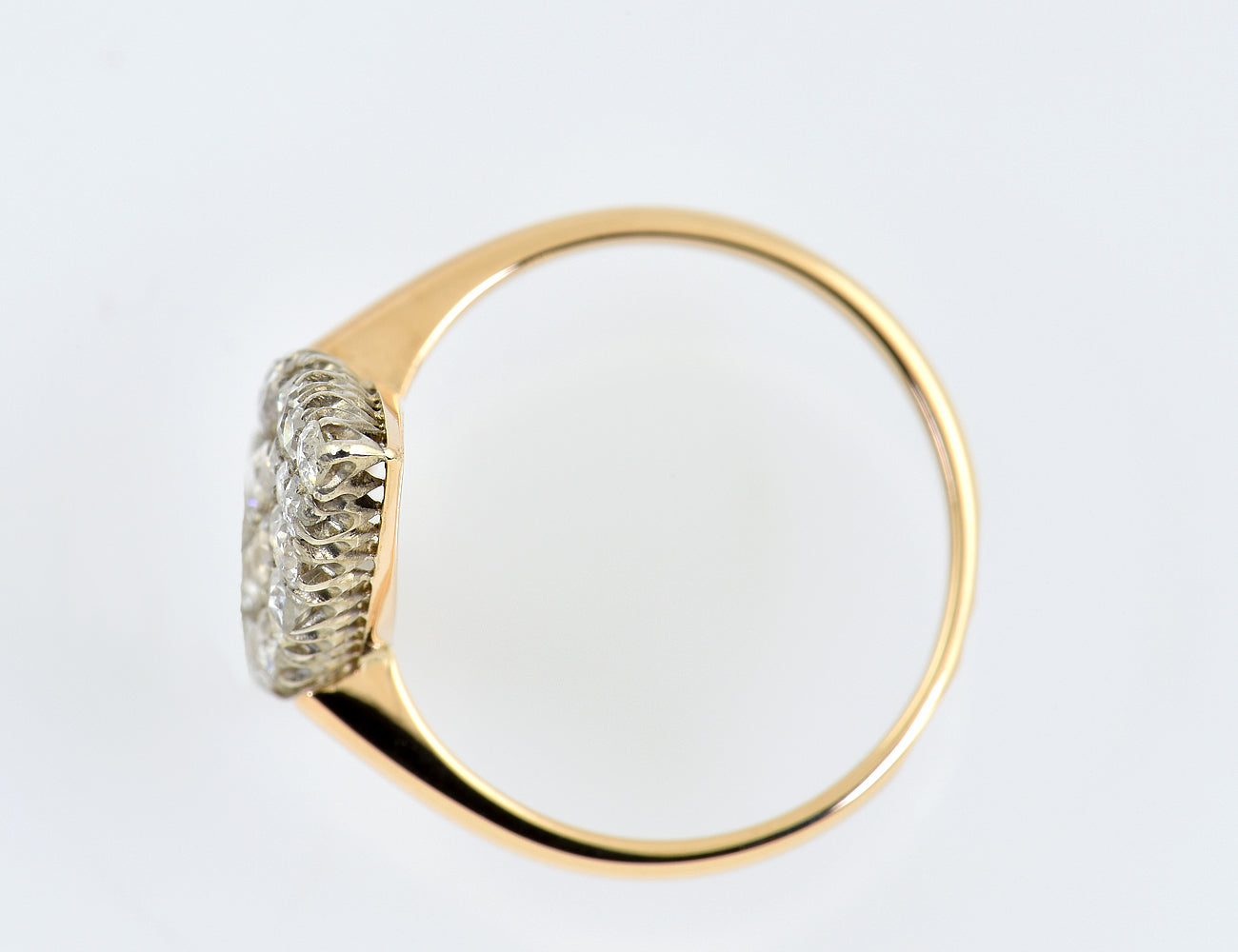 Diamant Ring 585/000 14 K Gelbgold 35 Diamanten zus. 1,50 ct