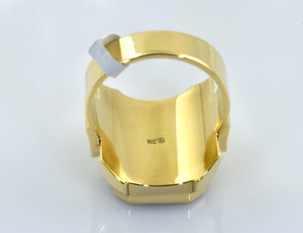 Lapis Herrenring 585/000 14 K Gelbgold