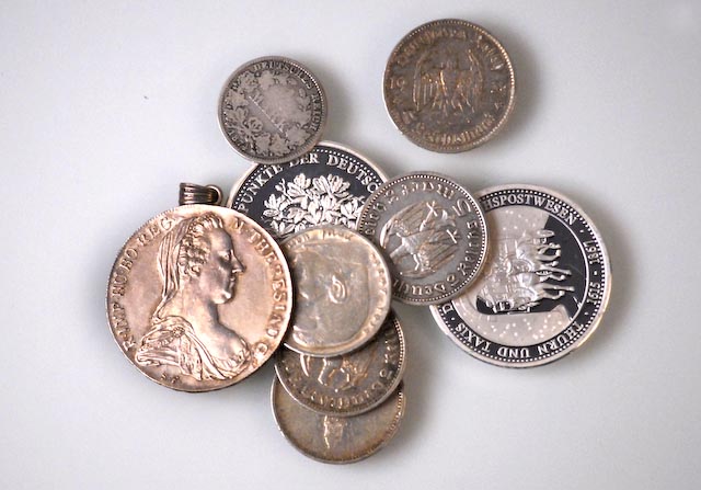 Ankauf von Silbermünzen und Medaillen