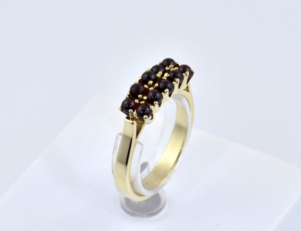 Ring Granat 585/000 14 K Gelbgold
