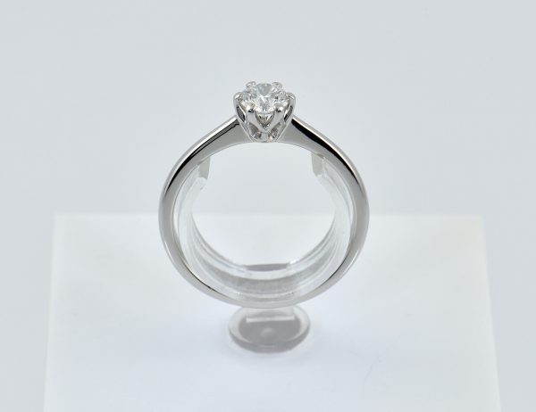 Steinberg Diamant Solitär Ring 950/000 Platin Brillant 0,40 ct