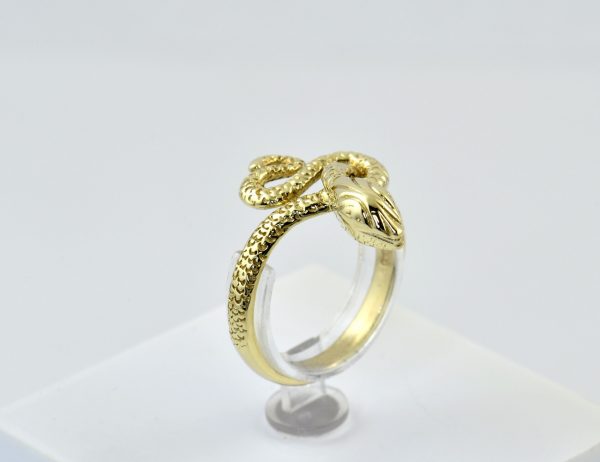Ring Schlange 585/000 14 K Gelbgold Schlangenring