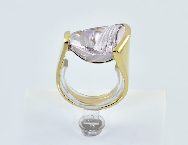 Amethyst Ring 585/000 14K Yellow Gold