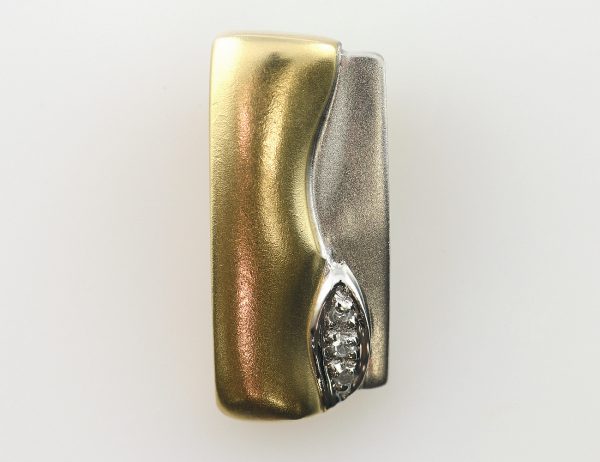 Anhänger Diamant 585/000 14 K Gelbgold 3 Diamanten