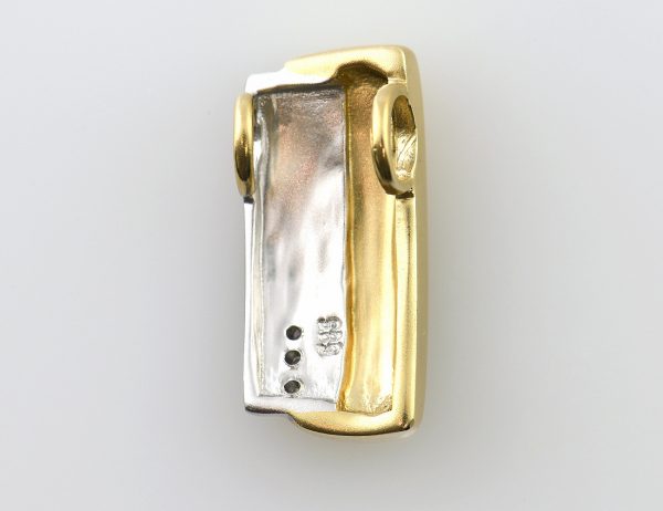 Anhänger Diamant 585/000 14 K Gelbgold 3 Diamanten