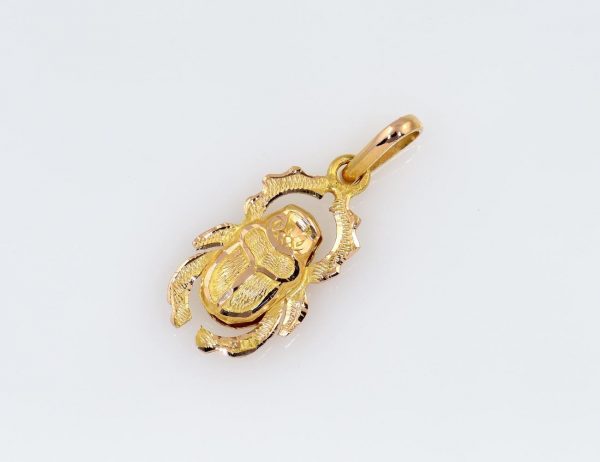 Anhänger Skarabäus 800/000 19 K Gelbgold