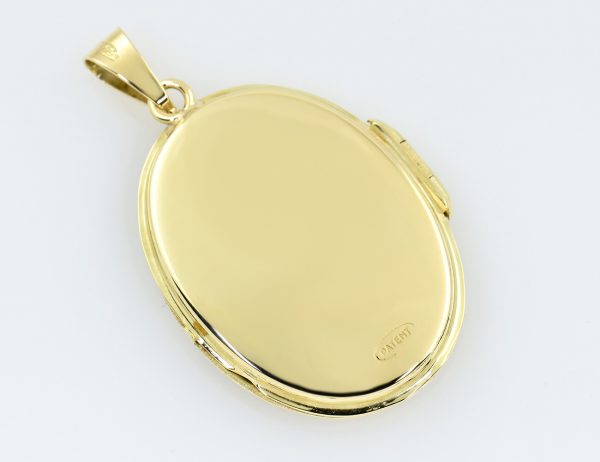 Anhänger Medaillon 585/000 14 K Gelbgold