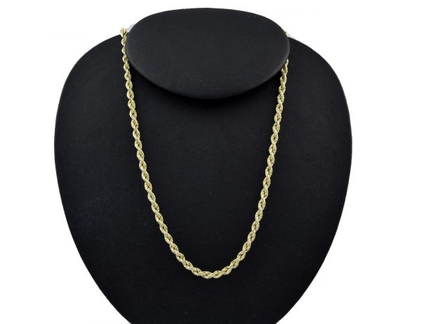 Kordelkette 585/000 14 K Gelbgold, 72 cm lang