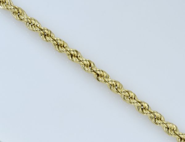 Kordelkette 585/000 14 K Gelbgold, 72 cm lang