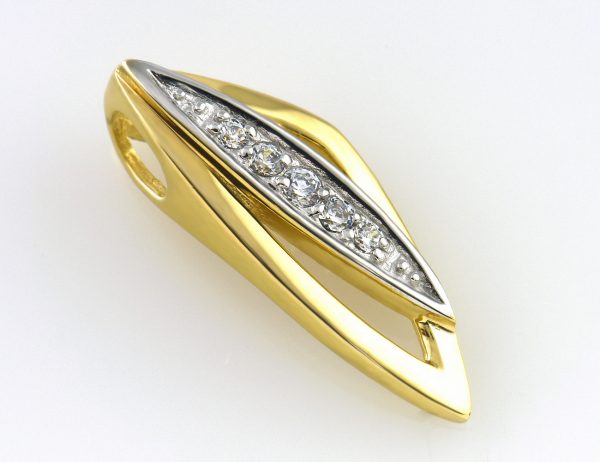 Anhänger 333/000 8 K Gelbgold Zirkonia