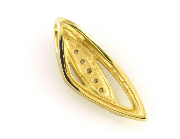 Anhänger 333/000 8 K Gelbgold Zirkonia