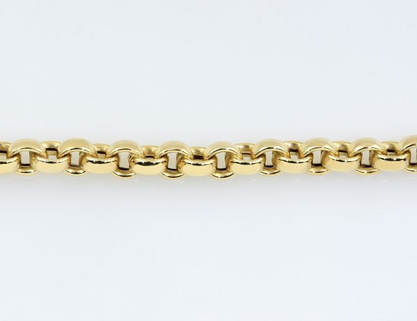 Armband Erbskette 585/000 14 K Gelbgold 19,5 cm lang