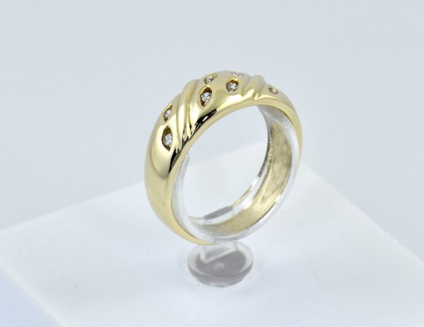 Ring 333/000 8 K Gelbgold Zirkonia