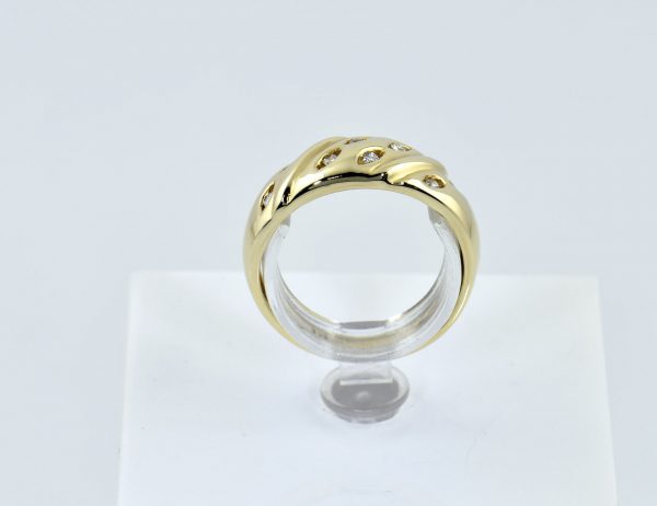 Ring 333/000 8 K Gelbgold Zirkonia