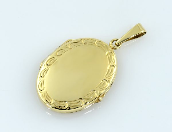 Anhänger Medaillon 333/000 8 K Gelbgold