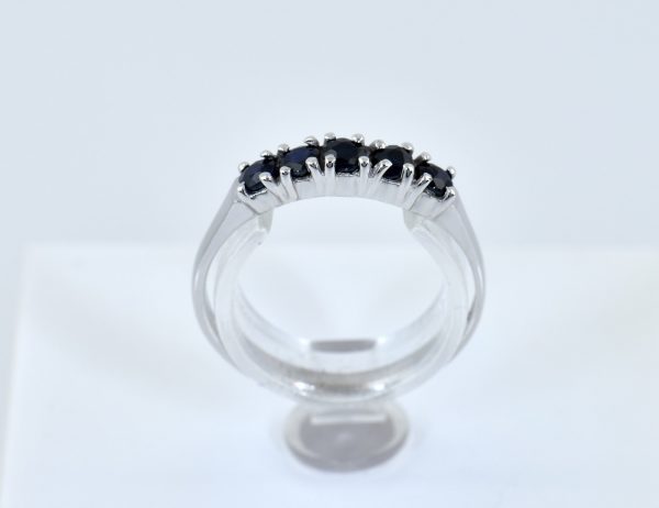 Saphir Ring 585/000 14 K Weißgold