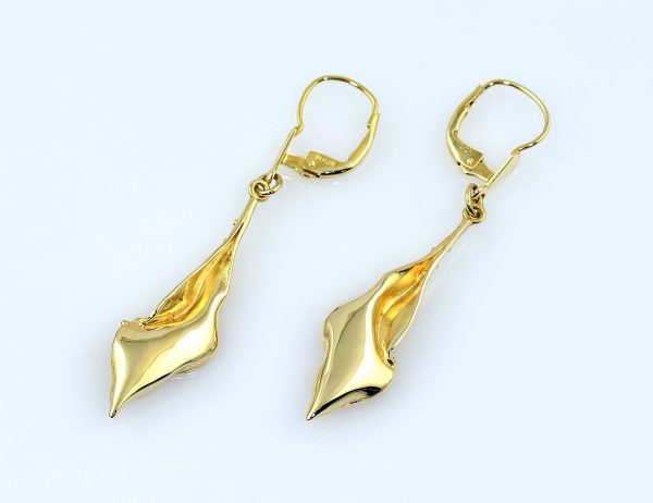 Ohrringe Hänger 585/000 14 K Gelbgold Ohrstecker