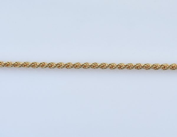 Kordelkette 585/000 14 K Gelbgold, 50 cm