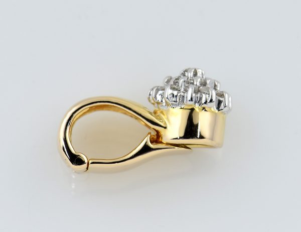 Anhänger Diamant 585/000 14 K Gelbgold, 18 Diamanten zus. 0,20 ct
