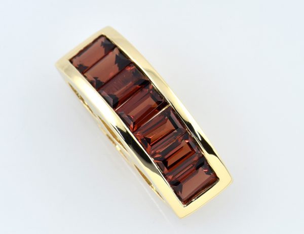 Anhänger Granat 585/000 14 K Gelbgold