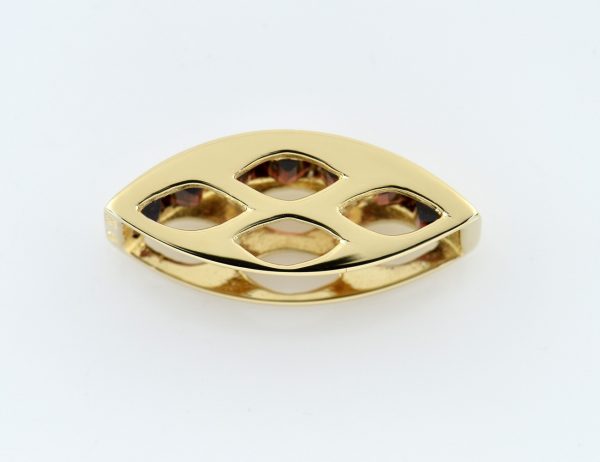 Anhänger Granat 585/000 14 K Gelbgold