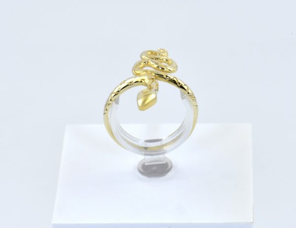 Ring Schlange 333/000 8 K Gelbgold Schlangenring