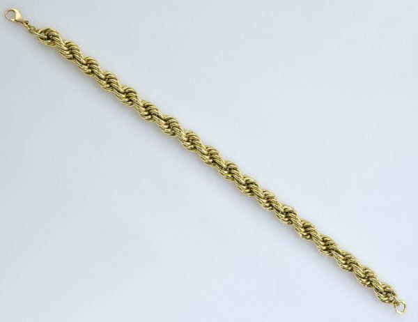 Armband  Kordelkette 585/000 14 K Gelbgold 20 cm lang