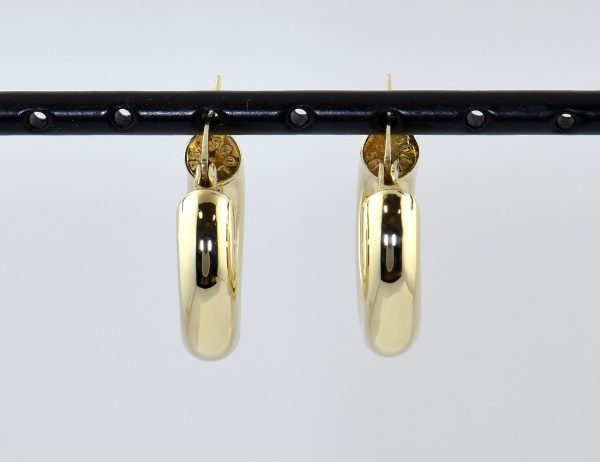 Creolen 585/000 14 K Gelbgold Ohrringe