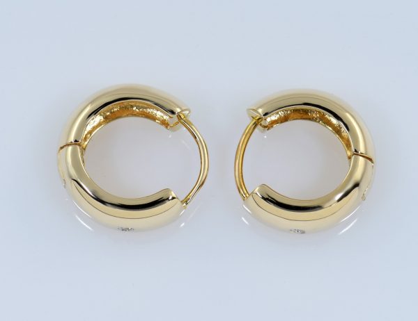 Creolen 333/000 8 K Gelbgold Zirkonia