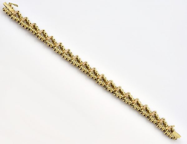 Granat Armband 18,50 cm 333/000 8 K Gelbgold