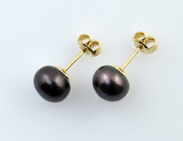 Ohrringe Zuchtperle 585/000 14 K Gelbgold Perlohrstecker