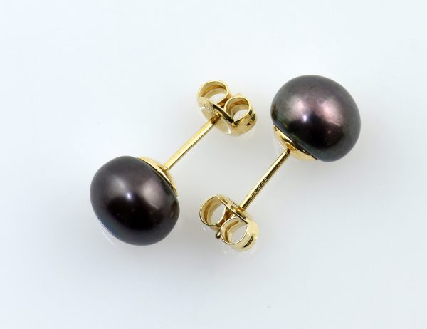 Ohrringe Zuchtperle 585/000 14 K Gelbgold Perlohrstecker