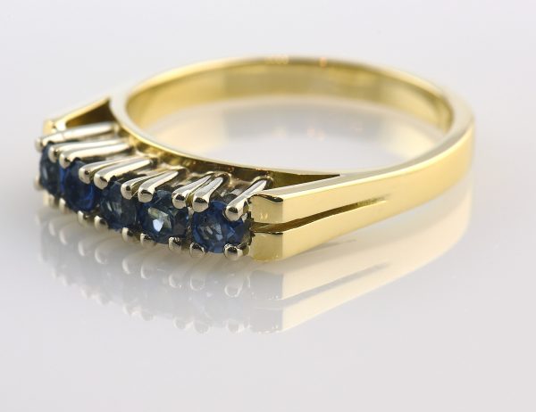 Saphir Ring 750 18 K Gelbgold