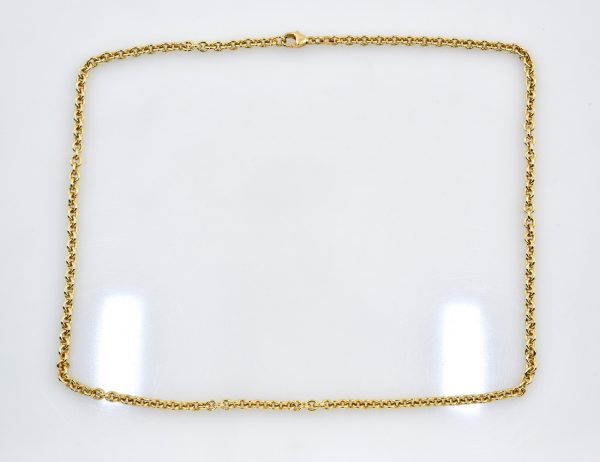 Ankerkette 750/000 18 K Gelbgold, 50 cm lang