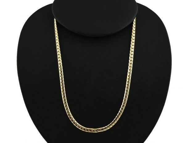 Kette 44 cm lang 585 14 K Gelbgold