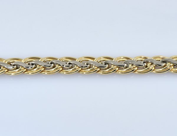 Goldkette Kette 585/000 14 K Gelb- Weißgold 44 cm lang
