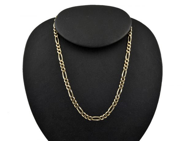 Figarokette 53 cm 585/000 14 K Gelbgold