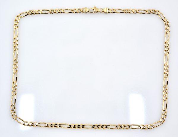 Figarokette 53 cm 585/000 14 K Gelbgold