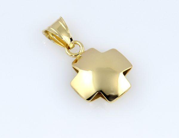 Anhänger Kreuz 585/000 14 K Gelbgold